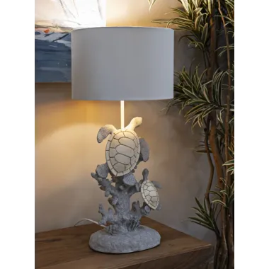 LAMPA STOŁOWA ŻÓŁW 30,5x63,5 cm